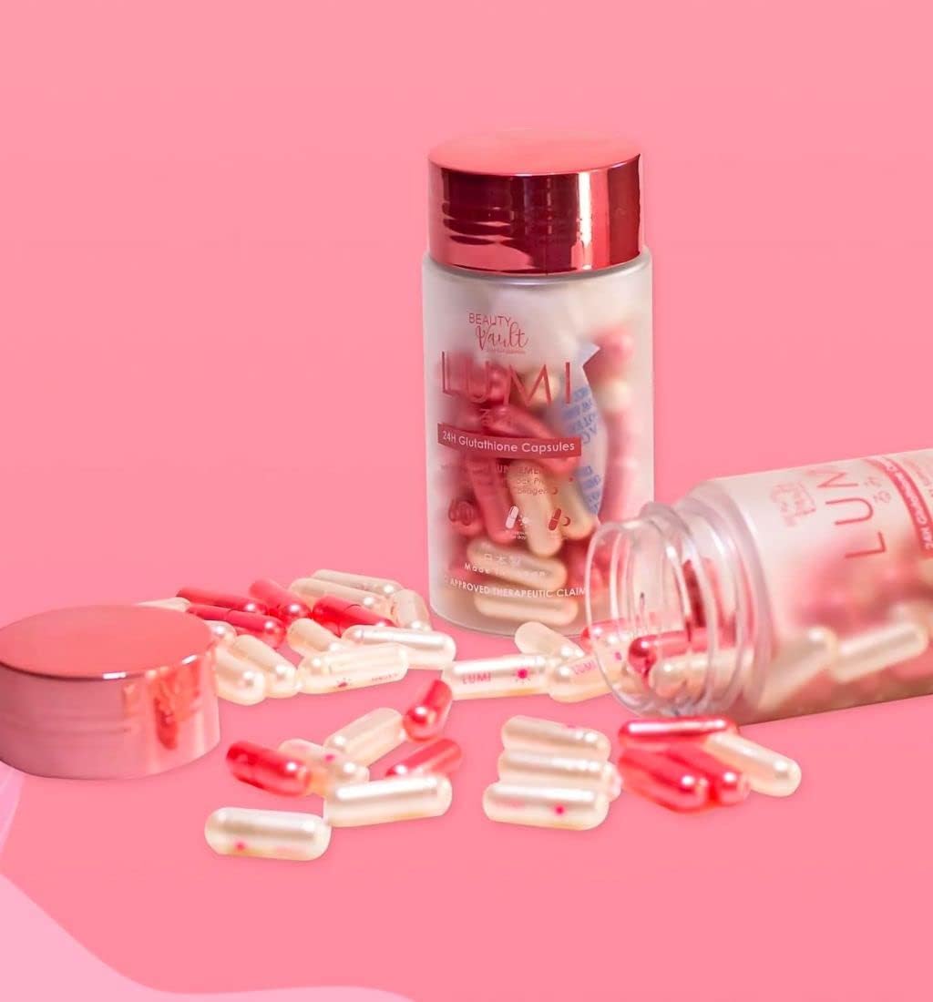 Beauty Vault Lumi 24H Glutathione Capsules, 60 Capsules