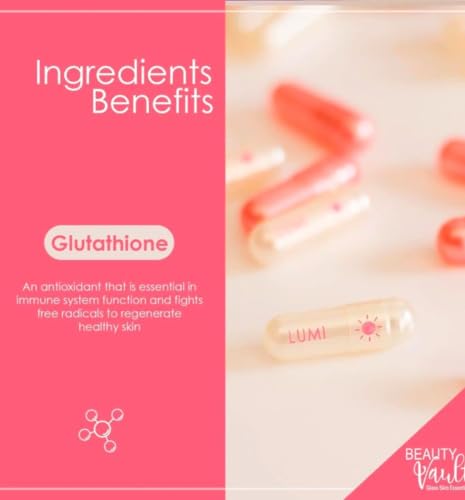 Beauty Vault Lumi 24H Glutathione Capsules, 60 Capsules